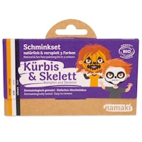 Bio Kinderschminke Kürbis & Skelett 3 Farben