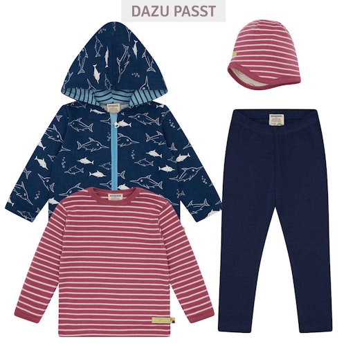 Leichte Ripp Leggings uni