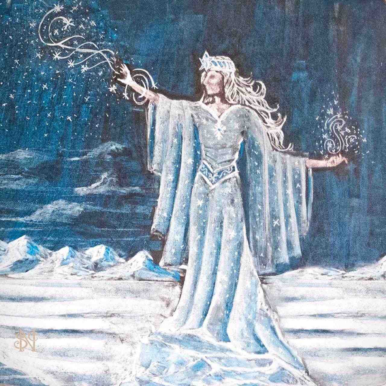 Silhouette Nathaniel Santa Cruz - Schneekönigin