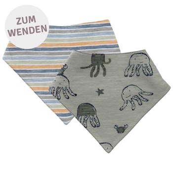 Wende Dreiecktuch Oktopusse khaki