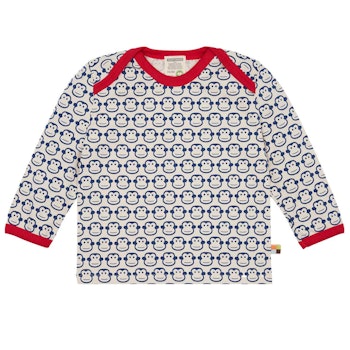 Leichtes Shirt langarm Affen marine