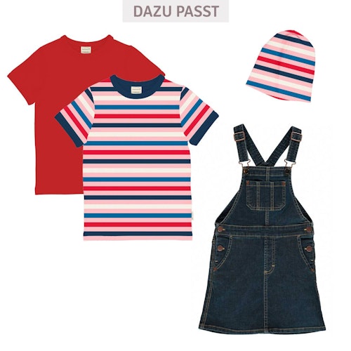 Jeanskleid mit Latzträgern