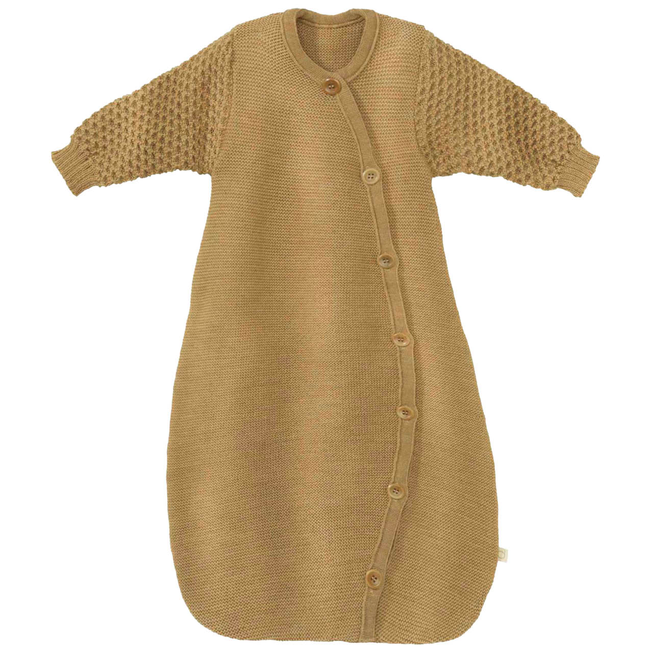 Langarm Strick-Schlafsack Wolle