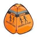 Vorschaubild 3D-Straßenwarnschild "Spielende Kinder"