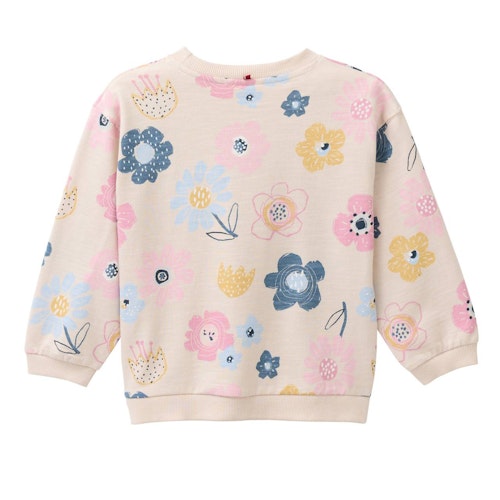 Weiches Sweatshirt große Blumen