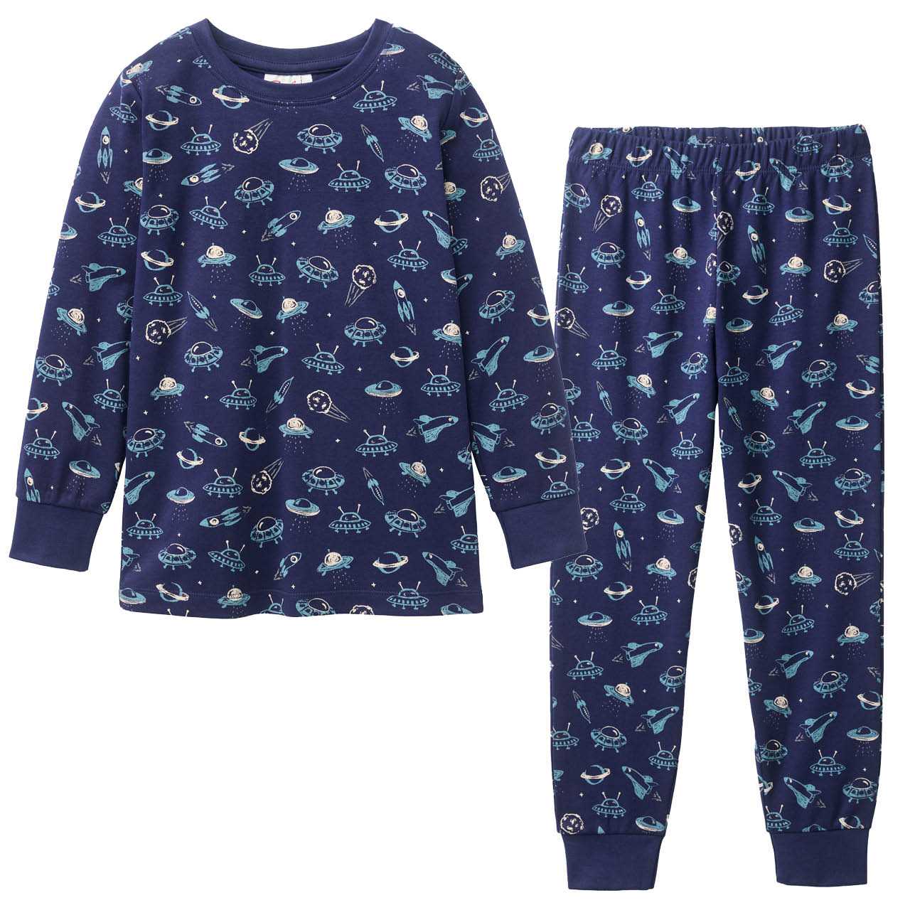 Griffiger Rippe Schlafanzug