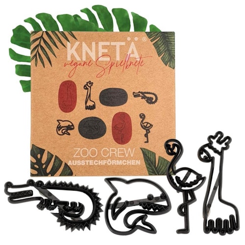 Ausstechförmchen Knete Zootiere