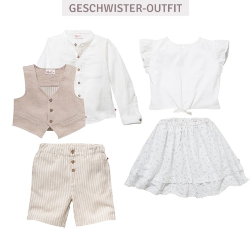 Sommerliches T-Shirt Knotendetail