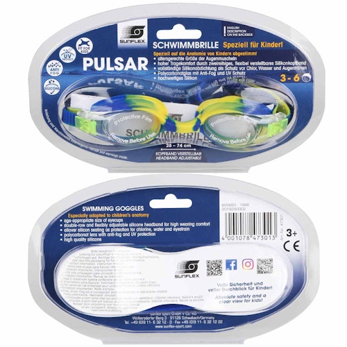 Schwimmbrille PULSAR 3 bis 6 Jahre