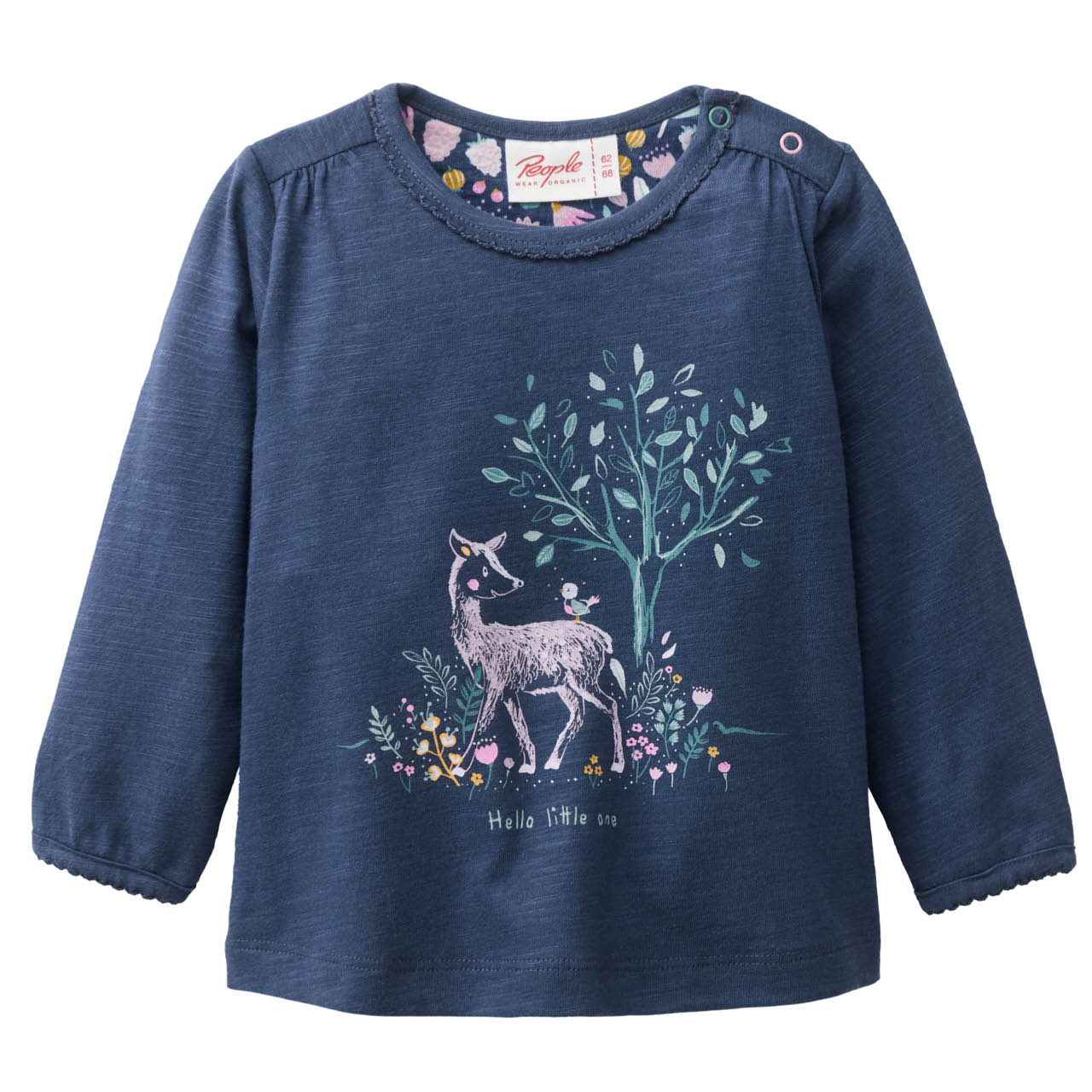 Süßes Langarmshirt Frühlingsprint