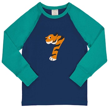 Raglanshirt langarm 7 Jahre
