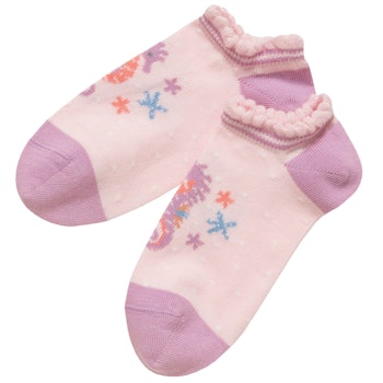 Sneakersocken Seepferchen rosa