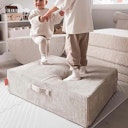 Vorschaubild Funzy Hüpfkissen Creme Beige (56x85x21 cm)