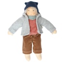 Vorschaubild Bio Stoffpuppe Winterkind "Lovis" zum An- & Ausziehen 38 cm