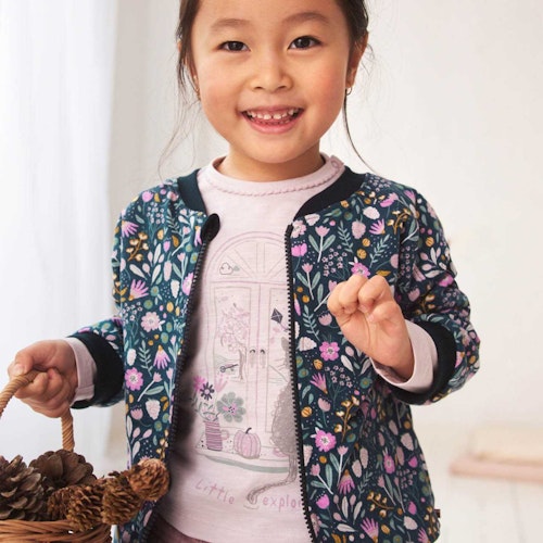 Süßes Langarmshirt Frühlingsprint