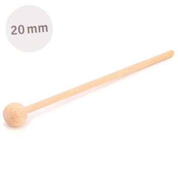 Holzschlägel für Metallophon 20 mm