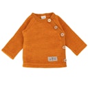 Vorschaubild Babypullover Wollplüsch mit seitlichen Knöpfen