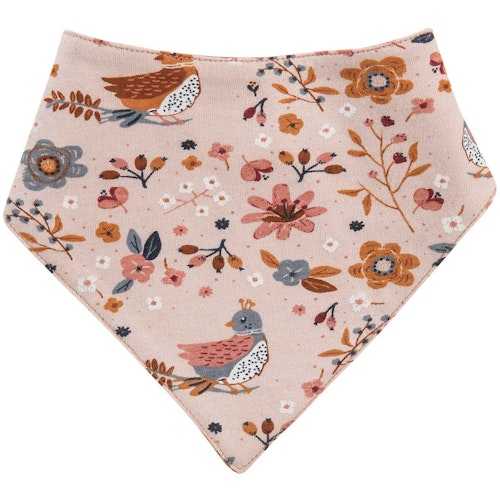 Wende Dreiecktuch Wintervögel rosa