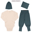 Vorschaubild Body langarm breite Bündchen Rippe