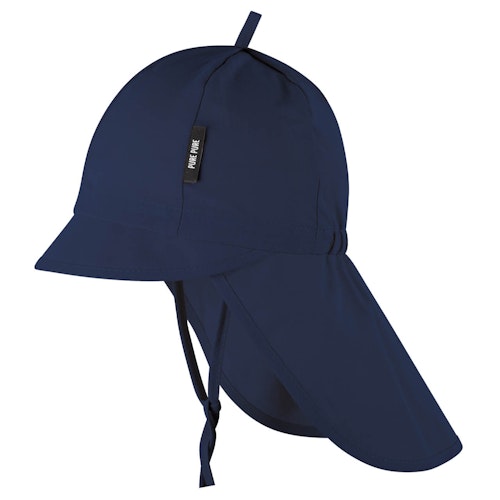Sommermütze indigo Nackenschutz