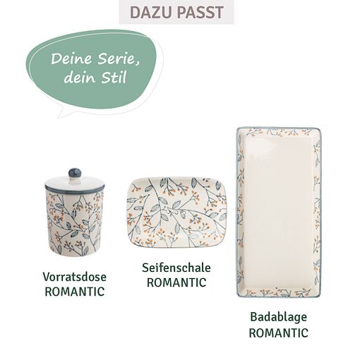 Aufbewahrungsdose ROMANTIC für Wattepads