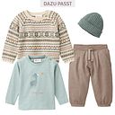 Vorschaubild Pullover People Wear Organic Strick langarm Motiv