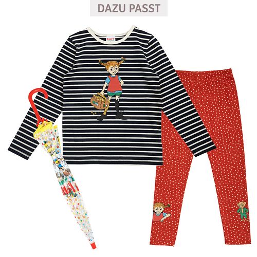 Leggings Pippi Langstrumpf lang Motiv