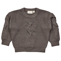 Strickpullover Zopfmuster 100% BioBaumwolle