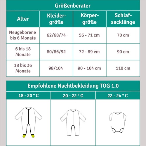 Leichter Musselin Baby Schlafsack Kamel