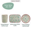 Vorschaubild Zahnbürstenhalter RETRO FLAIR aus Keramik