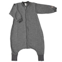 Vorschaubild Babyschlafsack Wolle Seide mit Fuß
