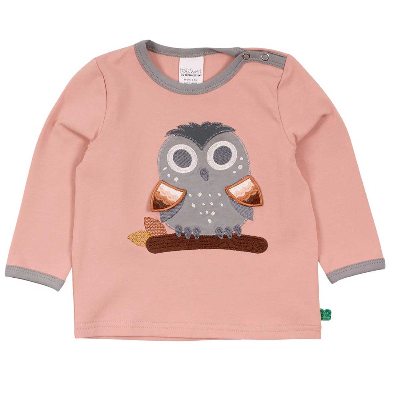 Süßes Langarmshirt Eule