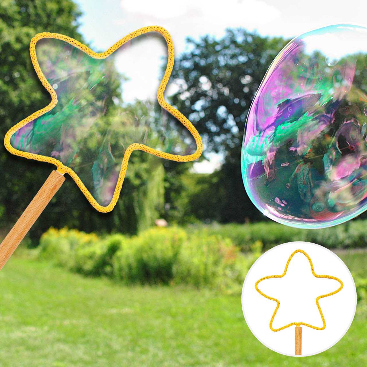 Seifenblasen-Stab - Stern
