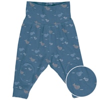 Leichte Krabbelhose Kniepatches Wale