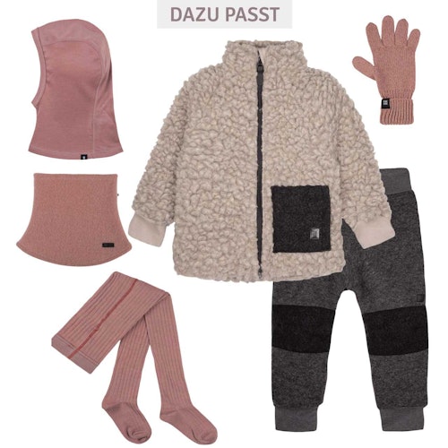Wolle Plüsch-Jacke