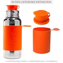 Vorschaubild Isolierte Trinkflasche Sportverschluss orange 475ml