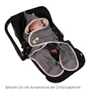 Vorschaubild Bio Einschlagdecke für Babyschale & Autositz Marine