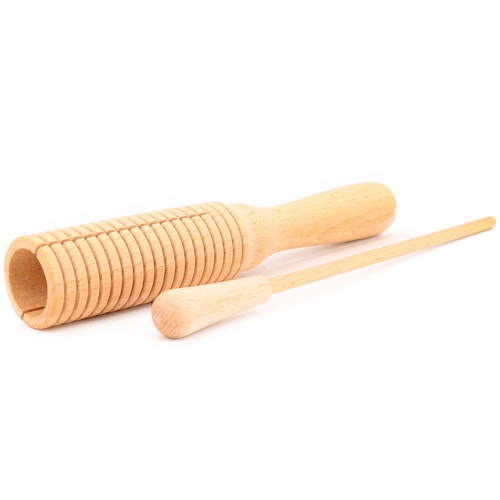 Holz Guiro - Ratschgurke für Kinder