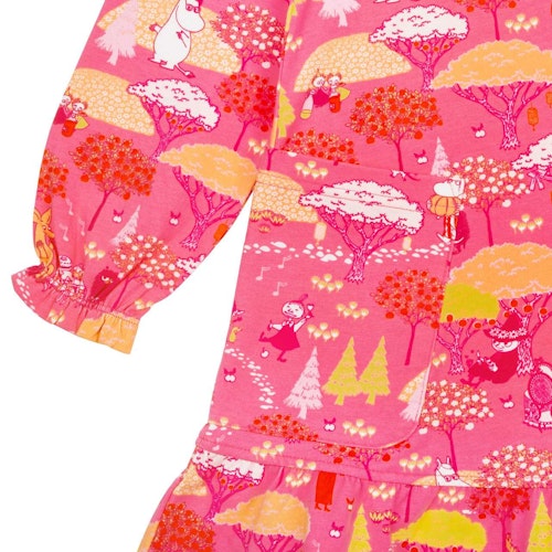 Lockeres Langarmkleid Mumin-Motive