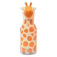 Bestie Bottle Edelstahltrinkflasche mit Trinkhalm Giraffe 460 ml