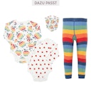 Vorschaubild Apfel Babybody langarm Doppelpack