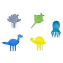 Vorschaubild Funky Friends 5er Set Piekser für Snacks