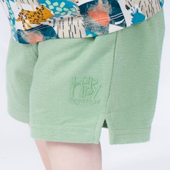 Babyshorts Sommer-Sweat jade-grün