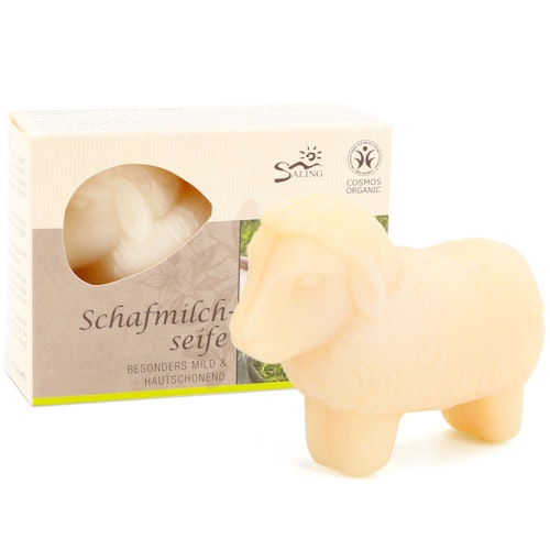 Bio-zertifizierte Schafmilchseife - Schafform