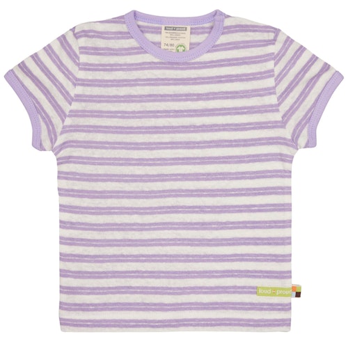 Leichtes Leinen Shirt kurzarm Streifen