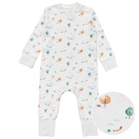 Strampler langarm Blumen