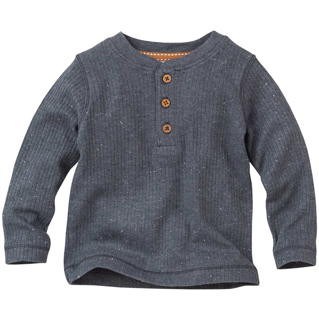 Dickeres Henley Langarmshirt