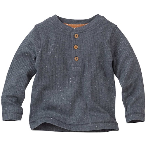 Dickeres Henley Langarmshirt