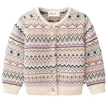 Hochwertige Strickjacke bunt gemustert