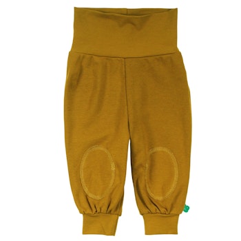 Krabbelhose mit breitem Bund in safran